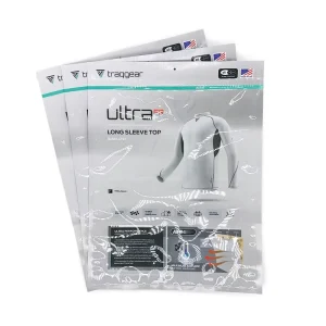 Trend Matte Frosted and Clear Plastic Ziplock Clothing Bag Self Sealing Garment Bag with Printed Logo for