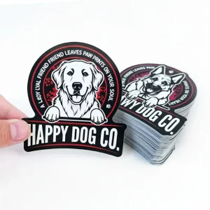 UV Resist Weatherproof Crack Peel Self-Adhesive Durable Matte PVC Vinyl Die Cut Sticker Printing Logo Custom Stickers