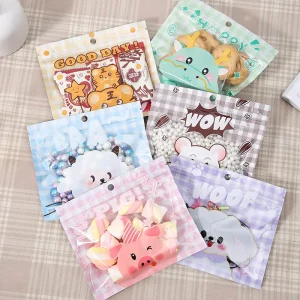 Unique Zip Lock Packaging Bag for Jewelry Cosmetics Stationery Low MOQ Secure CPP Plastic for Parties and Gifts