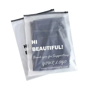Universal Zipper Pouch for Shoes and Clothing Complete Size Clear Printing for Poly Bag Online Store Shipping Packaging Bag