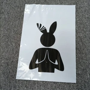Waterproof Custom Logo for Bags with Handle 120/140 Microns Thick Clothing & Shoes Shipping Packaging Bags