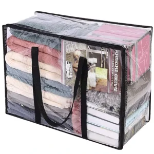 Waterproof Moving Bags Clear Bedding Bag for Clothes Comforter Blanket Pillow PVC Multifunction Packaging Bags