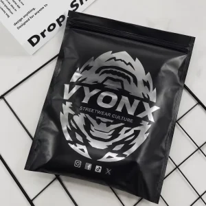 Waterproof Ziplock Garment Packing Bags With Logo Printing For Clothes For Retail Clothing Display Ready To Customize