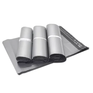 White Black Custom Printed Self-Adhesive Plastic Bag Clear Front Frosted Clothes Packaging T Shirts Shipping Bags Poly Mailer