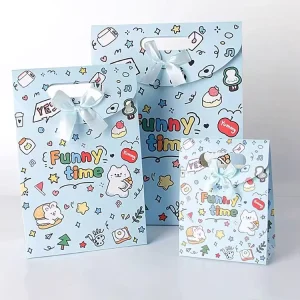 White Custom Laminated Luxury Paper Bags for Jewelry Boxes Aluminum Foil Paper Garment Packaging Shipping Bags
