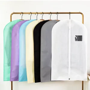 White Custom Wedding Dress Bags for Dress Garment Cover Bag Wedding Printed Dress Garment Bags