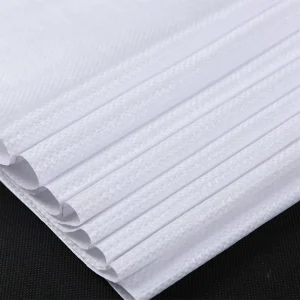 White Snake Skin Thickened Express Woven Food Grade Packaging Bag Color Printed Logo for Industry Use Food Rice Feed