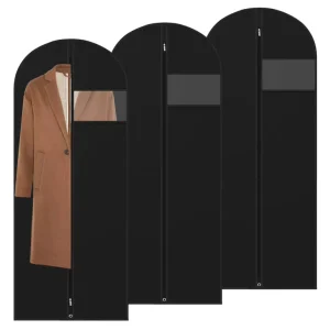 Yaheng Modern Non Woven Collapsible Garment Bags with Zippers for Hanging Clothes Suit Cover Storage Travel Men