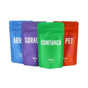 ZYTD Pack Custom Printed Doypack Stand Up Pouch Pet pp Plastic Foil Zipper Bag For Kale Chips Packaging