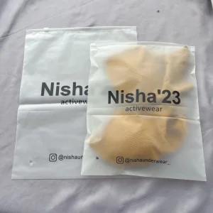 Ziplock Shipping Clothing Packing Bag Custom Recycled Pouches Frosted Apparel Plastic Bags Zipper Poly