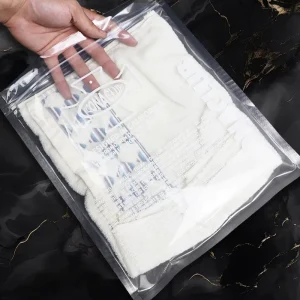 Zipper Bag Dresses Bag Shipping Bags for Clothing Packing Resealable Poly PE Clothing T Shirts Pouch