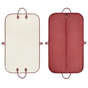Zipper Garment Bag with Logo Handle Long Wedding Dresses Dust Storage Package Bag