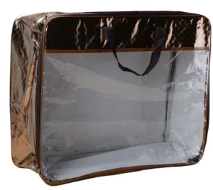 clear Dustproof and Customized Plastic Wire Bag for Blanket