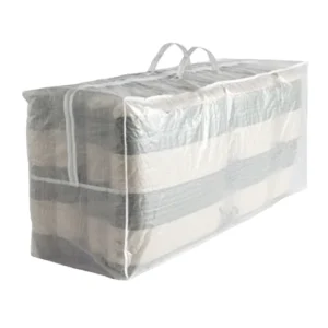 clear plastic cylinder round bottom plastic bag for bedding packaging