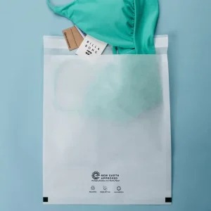 定制印刷纸袋回收自粘密封透明蜡玻璃纸袋磨砂服装袋