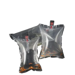 用于活鱼运输的充气塑料包装袋，用于运输寿司、披萨和其他食物，耐用氧气袋