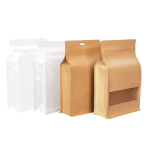 可定制的可密封立式小袋，带标志印刷，用于零食宠物食品和糖 食品级环保包装