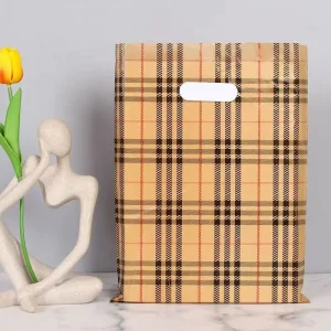 定制徽标印刷塑料袋 用于小型企业服装包装