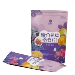 数码印花设计您自己的塑料袋定制印花胶袋包装食品包装的拉链袋
