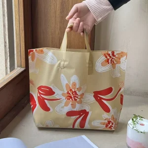 定制环保塑料袋带标志可重复使用的布购物袋促销