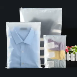 定制logo印花回收塑料袋 衣服运输包装袋 拉链锁袋
