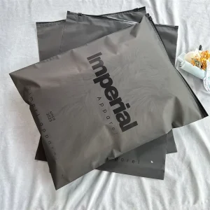 定制印花拉链密封黑色磨砂拉链袋服装哑光滑块塑料包装袋服装t恤拉链袋